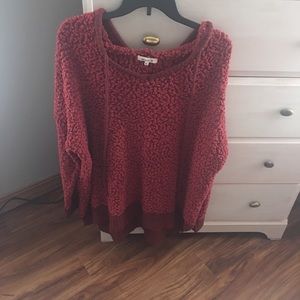 Popcorn Knit Pullover